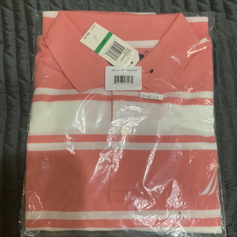 Classic Fit Stripped Polo.